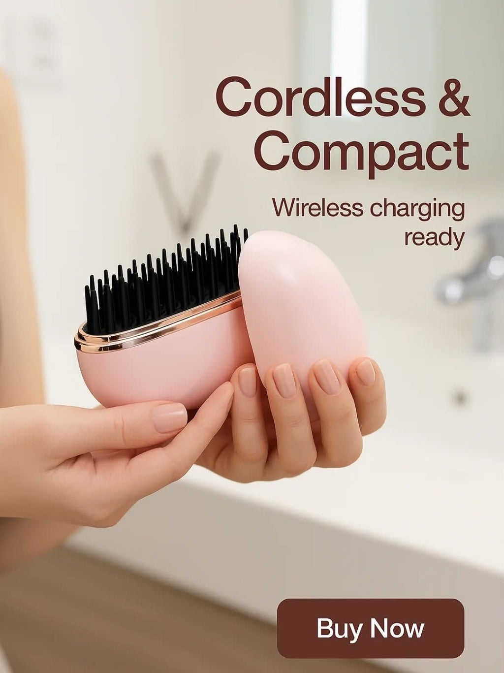 Silky Care Pro — 2-in-1 Cordless Hair Straightening Brush | Multifunctional Hot Comb for Straight & Curly Styles